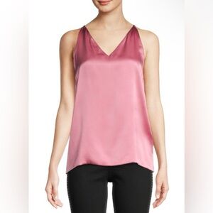 NWT Salvatore Ferragamo Pink Silk Camisole - Sz 10